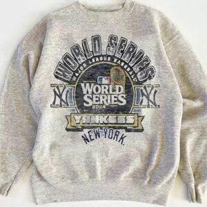 New York Yankees Baseball Sweatshirt World Series 2024 graphic sweater men women